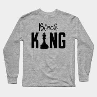 Black King, Black Father, Black Man Long Sleeve T-Shirt